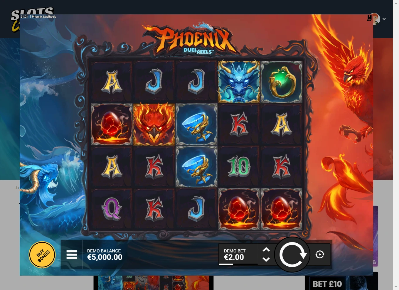 Interactive slot demos on your website
